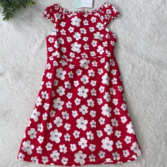 Sweet Honey Other - NWT Sweet Honey 10 Smocked Dress Ruby Meadow
